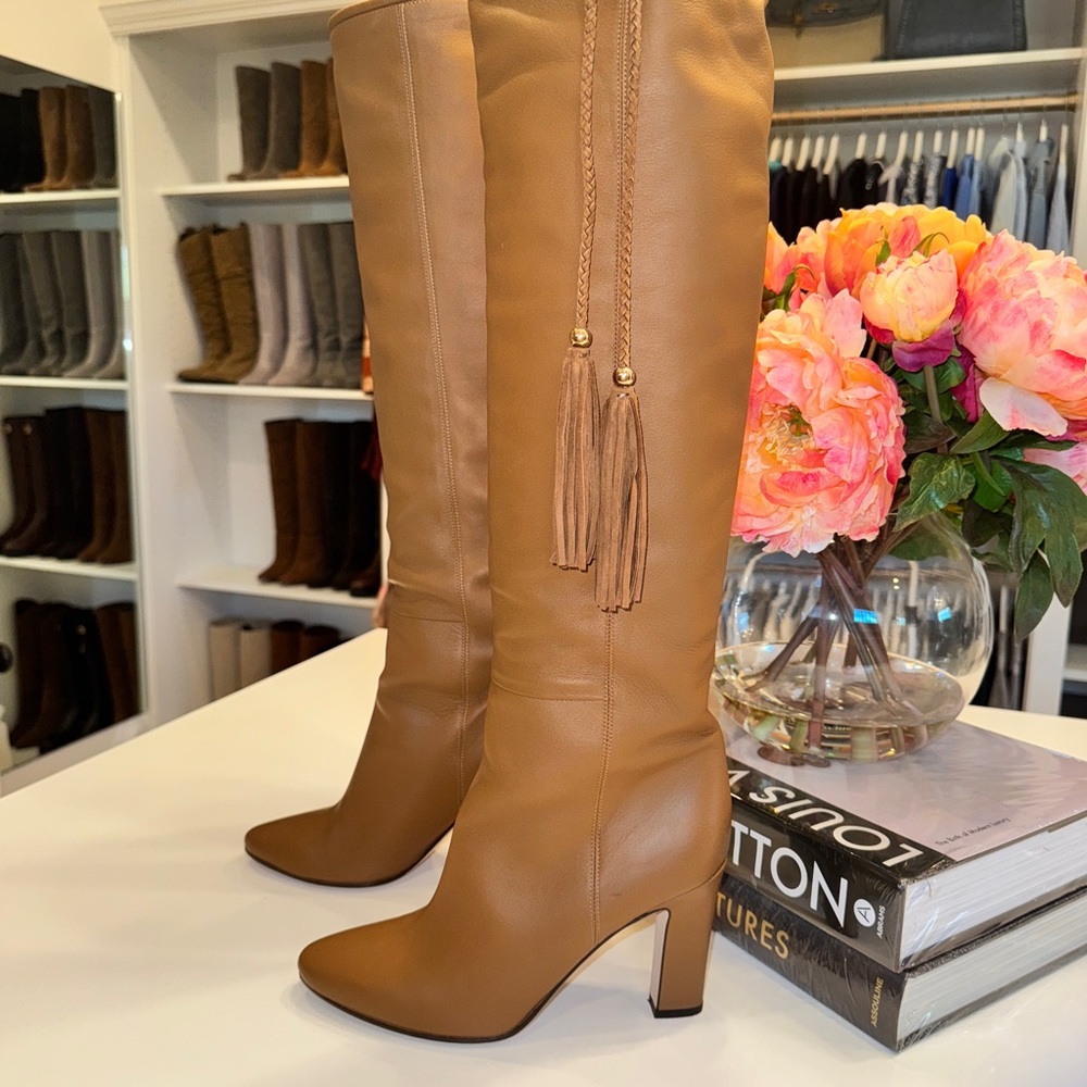 Tamara Mellon cinch tassel accent boots - Picture 6 of 8
